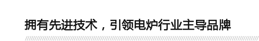 擁有先進(jìn)技術(shù)，引領(lǐng)電爐行業(yè)主導(dǎo)品牌